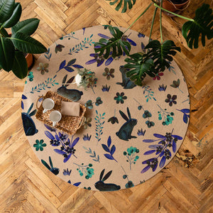 All-over Print Round Area Rug