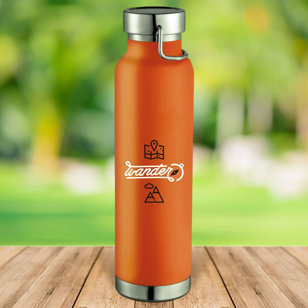 22oz Insulated Copper Vacuum Water Bottle